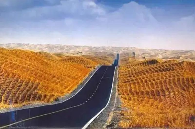 穿越“死亡之海”的新疆沙漠公路即將建成！砂石骨料功不可沒